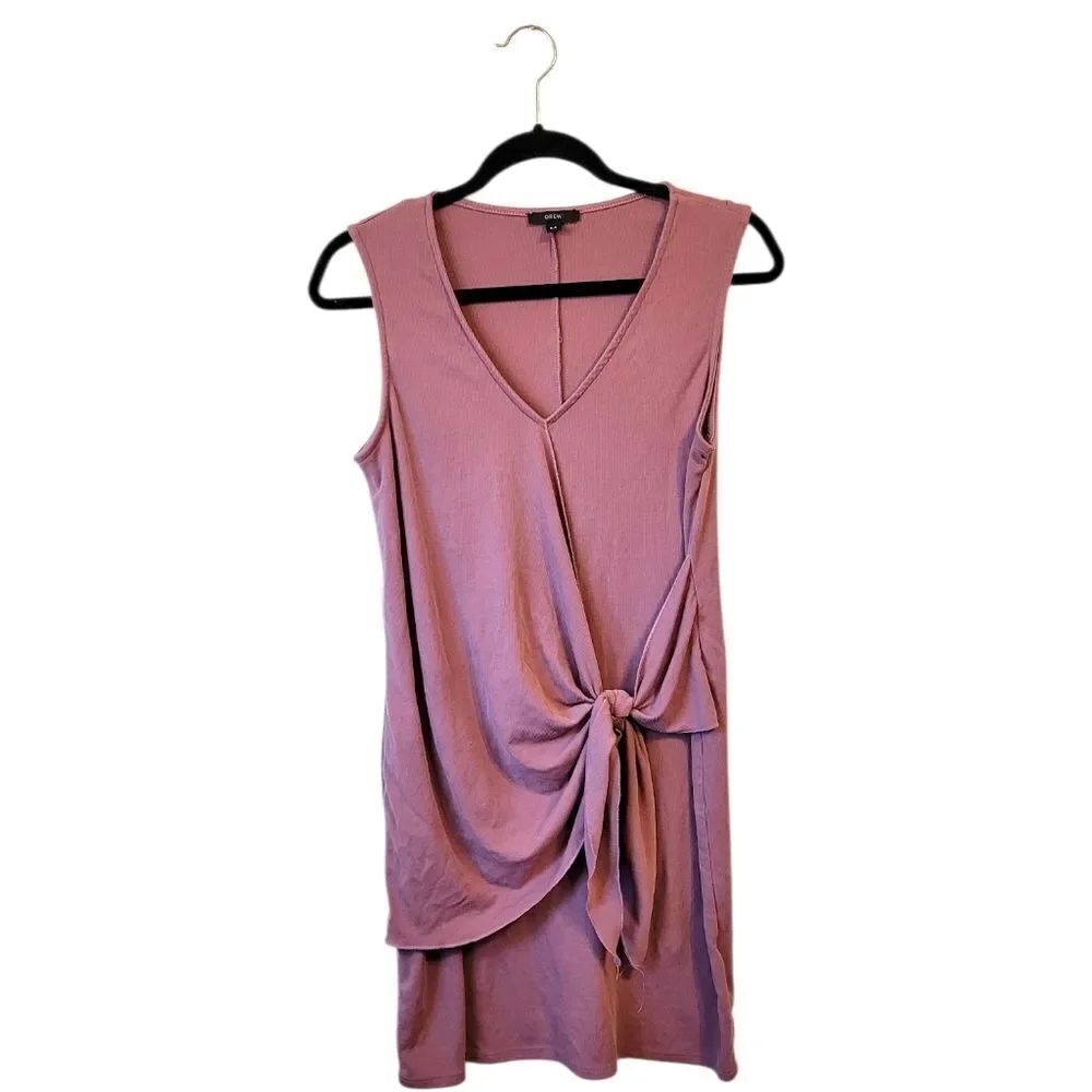 Drew Women's Mauve Tie Front Modal Blend Dress Size M